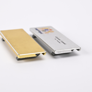 Многоразовые гравированные на заказ Пустые Металлические, из алюминиевого сплава, униформа для сотрудников, магнитные таблички, Именные Бирки, значки - Product Image 4