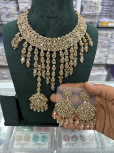 Factory Price Indian Style Seed Beads <b>Costume</b> <b>Jewelry</b> Sets Earring <b>Necklace</b> for Women for Women Fashion Accessories From India - Product Image 2