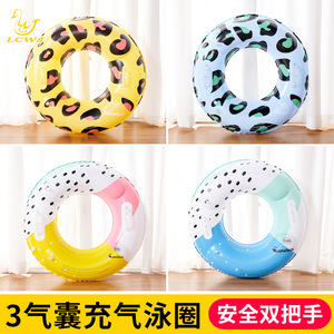 LCE2021 2 Bouées de bain gonflables pour adultes unisexes en PVC 0,22 mm pour piscine, plage, parc aquatique - Product Image 5
