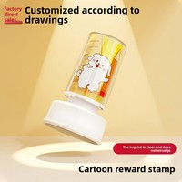 Tampon de récompense et d'encouragement photosensible grand format, motif chien de dessin animé mignon, pour le classement des feuilles de travail, destiné aux enfants, étudiants et enseignants.