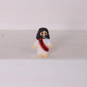 Recuerdos Ecológicos para <span class=keywords><strong>Fiestas</strong></span> <span class=keywords><strong>Religiosas</strong></span>, Mini Figuras de Jesús Pintadas a Mano, Decoraciones de Pascua, MODELO Religioso, Jesús te Ama, Juguetes - Product Image 5