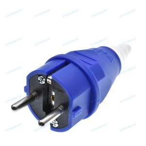 EU Chống Nước IP54 2 Pin Nam Nữ Đầu Nối Điện Tử Có Thể Tái Dây Có Thể Tháo Rời Cắm Điện Công Nghiệp 16A EU Cắm Chuyển Đổi - Product Image 3