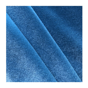 GRS Manufacture <span class=keywords><strong>brillant</strong></span> Recycle Coréen KS Velours Spandex Velours Tissu Pour Vêtements Robe - Product Image 1