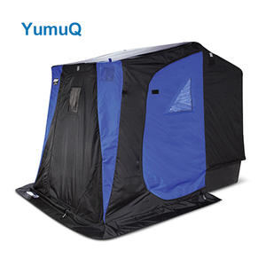 YumuQ 1.37x0.86x0.54m 600D Oxford Camping Imperméable Portable Extérieur Tente de pêche sur glace personnalisée pour <span class=keywords><strong>l</strong></span>'hiver - Product Image 1