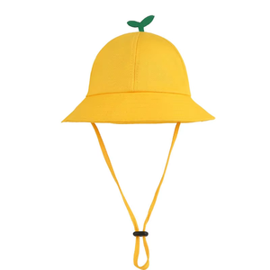 Cappello da <span class=keywords><strong>pescatore</strong></span> per bambini con stampa digitale in cotone morbido e velluto a coste, stile arancione, protezione solare estiva per neonati e bambini piccoli - Product Image 5
