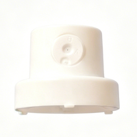 Bouchons d'actionnement par bouton en plastique pour aérosols, 1 pouce et 20 mm, pour peinture en spray sur boîtes à valve aérosol, vente en gros personnalisée