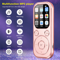 Lecteur de musique MP3/WAV (modèle exclusif) MP3-01D avec écran HD de 2 pouces pour une autonomie de 10 à 15 heures (Bluetooth 5.2) - Walkman portable