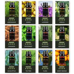 100% Pure Óleos Essenciais Naturais Bulk Atacado Set Lavender <span class=keywords><strong>Eucalyptus</strong></span> Peppermint Lemongrass Óleo de Alecrim com Difusor - Product Image 5