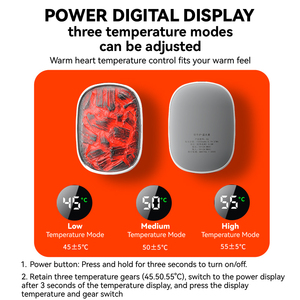 <strong>Hand</strong> <strong>Warmers</strong> Rechargeable 10000mAh Electric <strong>Hand</strong> <strong>Warmers</strong> 10Hrs Long Safe Heat Portable Pocket Heater for Christmas <strong>Golf</strong> - Product Image 5