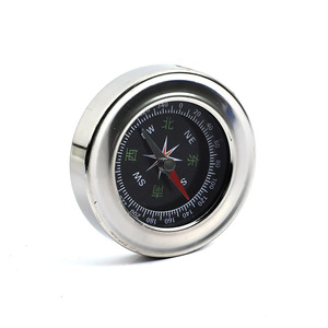 ZNZ-1 Brújula de acero inoxidable de 60 mm, herramienta de navegación portátil para exteriores, marcado en chino e inglés, tipo manual - Product Image 2