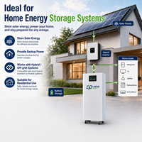Batterie LIRVO 51.2V 300Ah 51.2v Lifepo4, pack de batteries hybride pour stockage d'énergie solaire, 15kWh, cellules 18650 pour stockage d'énergie domestique