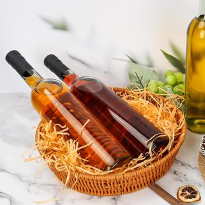Gran oferta, botellas de <span class=keywords><strong>vino</strong></span> de vidrio de 500ml <span class=keywords><strong>con</strong></span> tapón de rosca de polímero de madera, tapas vacías de elaboración casera para <span class=keywords><strong>vino</strong></span> - Product Image 5