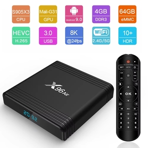 กล่องรับสัญญาณโทรทัศน์ระบบแอนดรอยด์แบบ4 + 32GB S905X3 2.4/5.8G กล่องรับสัญญาณโทรทัศน์ระบบแอนดรอยด์9.0แบบคู่ <span class=keywords><strong>X96Air</strong></span> - Product Image 2