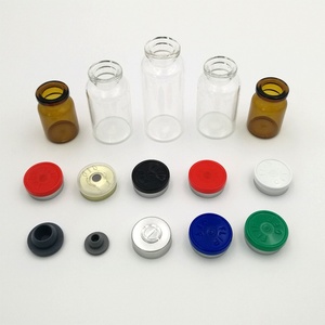 Vial de Vidrio Transparente de 10 ml, Vacío, Estéril, con Tapa de Rosca y Tapón de Goma para Envasado - Product Image 2