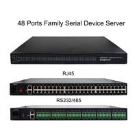 Convertisseurs de serveur série 8/16/32/48 Ports RJ45 RS232 RS485 RS485 RS422 Serveur de périphériques série