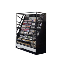 Comptoir de maquillage en bois personnalisé pour boutique de maquillage présentoir de maquillage avec boîte à lumière