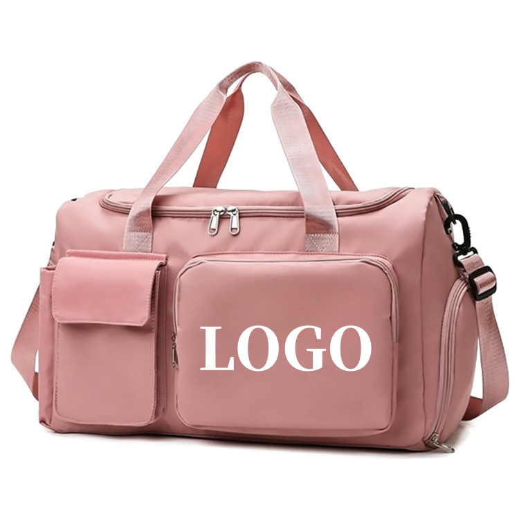 Sac de Sport imperméable en Nylon avec Logo personnalisé de grande capacité, fourre-tout de gymnastique avec Logo