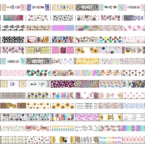 Wondove venta al por mayor personalizado dibujos animados flor UV Dtf pluma envolturas transferencias calcomanías bolígrafos UVDTF pegatinas pluma envoltura MAMA profesor enfermera - Product Image 4