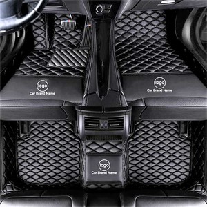 Alfombrillas de Coche de Lujo Hechas en Fábrica, Completas, de Cuero, Antideslizantes 7D, de Doble Capa, para Alphard CR-V con Volante a la Derecha - Product Image 1
