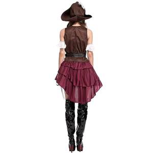 Disfraces de Halloween para Mujer, Disfraz Sexy de Pirata del Caribe, Vestido de Jack Sparrow para Mujer Adulta - Product Image 5
