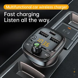 USB Flash Drive USB C Fast Charging Handsfree Car Kit Mp3 Player PD Car FM Modulator FM Transmitter