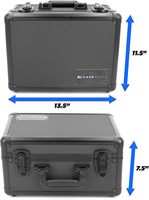 Étui de microphone sans fil simple et luxueux avec verrouillage, boîte de verrouillage pour microphone