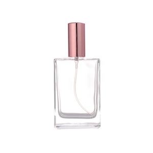 Flacon de parfum transparent carré en verre vide pour la vente en gros - Product Image 5