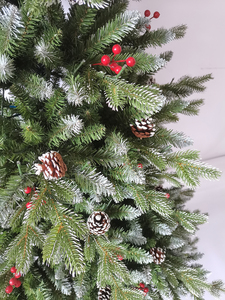 Pre-thắp Sáng Cây giáng sinh với hỗn hợp PVC Thông nón cho trong nhà và ngoài trời trang trí kỳ nghỉ - Product Image 2