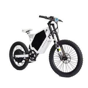 Marvellous Quality Low Cost 6000W Powerful Off Road <b>Bicycle</b> Aluminum <b>Frame</b> 60km Range White+Black Electric Pit Bike - Product Image 1