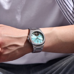 Montre-bracelet automatique mécanique de luxe pour homme PAGANI DESIGN, or rose, verre saphir AR, acier inoxydable luminescent, fonction tourbillon - Product Image 5