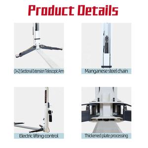 Pont élévateur pour voiture à double poteau blanc à 10 plis - Élévateur hydraulique électrique à portique pour <span class=keywords><strong>garage</strong></span>/atelier 4S (hauteur 2800 mm, largeur 2500 mm) - Product Image 3