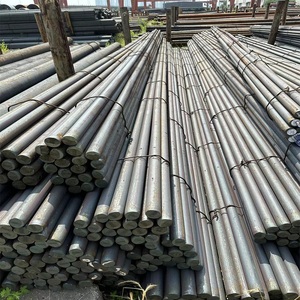 Barres d'acier rondes laminées à chaud conformes aux normes, plusieurs tailles disponibles, billettes solides pour la fabrication métallique générale - Product Image 5