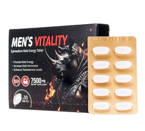 Comprimés de stimulation énergétique <span class=keywords><strong>pour</strong></span> hommes à base de plantes naturelles OEM Maca Epimedium Ashwagandha, complément alimentaire <span class=keywords><strong>pour</strong></span> adultes, bienfaits <span class=keywords><strong>pour</strong></span> la gestion de l'énergie - Product Image 1
