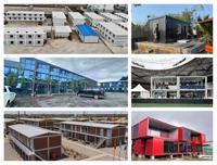 Maison conteneur pliable en Z de type X, 40 pieds, luxe moderne, préfabriquée en acier, pour hôtel, complexe hôtelier, maison de plage, vente en gros OEM, usine certifiée ISO CE