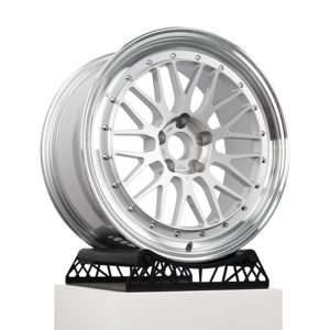 Jante de voiture de tourisme en alliage T6061 forgé sur mesure, monobloc, légère, argent poli, 19 20 21 22 23 24 <span class=keywords><strong>Motorsport</strong></span> E88 RE88 LM - Product Image 3