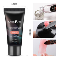 Kit de Uñas de Gel de Extensión de Poligel OEM ODE con Solución Deslizante, Herramientas Básicas de Arte de Uñas de Poligel, Kit de Diseño de Arte de Uñas para Principiantes