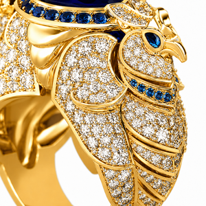 Anello da Donna a Forma di Pappagallo con Dettagli Scintillanti, Design Animale, Gioielli alla Moda - Product Image 4