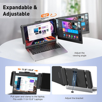 Extenseur d'écran S1 léger pour moniteur IPS Full HD portable de 14 pouces compatible avec l'ordinateur portable essentiel pour les jeux et le bureau