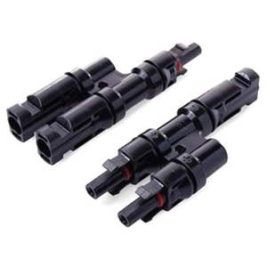 टीयूवी टी पीवी 1 करने के लिए केबल कनेक्टर 2 पिन सौर कनेक्टर टी शाखा और निविड़ अंधकार कनेक्टर्स - Product Image 1