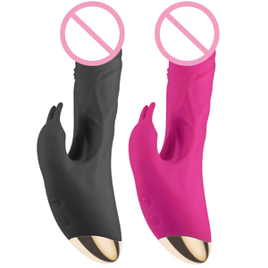 Vibromasseur Lapin Rose pour Femmes, 10 Fréquences, Rechargeable, Point G, Dildo, Masseur AV, Stimulation Adulte, Masturbateur Clitoridien - Product Image 6