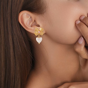 Pendientes de Moda para Mujer, Joyería Fina, Pendientes de Aleación para Uso Diario, Diseño Exquisito, Regalo para Boda, Aniversario o Fiesta - Product Image 2
