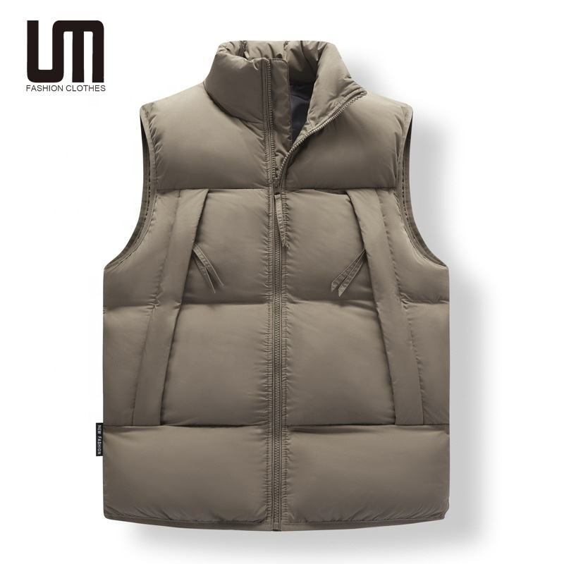 Clearance Sales Men's Quilted Puffer Vest Stand Collar
