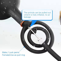 Grand jouet sexuel vibrant en silicone à double roulement à billes, plug anal gonflable
