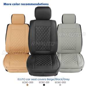 Funda de Asiento de Coche de Cuero PU, Compatible con Airbag, Antideslizante, Universal, Se Adapta a la Mayoría de los Coches, Protector de Asiento Interior - Product Image 3