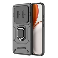 Protector de Lente de Cámara con Anillo y Ventana Deslizante para Teléfono Honor X9d 5G/X70 5G/400 Smart 5G, Resistente a Impactos
