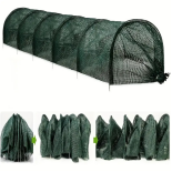 Serre tunnel de jardin miniature de 3 mètres de long avec <span class=keywords><strong>filet</strong></span> <span class=keywords><strong>d</strong></span>'<span class=keywords><strong>ombrage</strong></span> résistant <span class=keywords><strong>au</strong></span> froid pour la plantation - Product Image 3