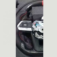 Volant en fibre de carbone à 3 branches, 35 mm, pour Hilux Gr Fortunar Camry Corolla Hiace Lc79 4runner Prado Land Cruiser