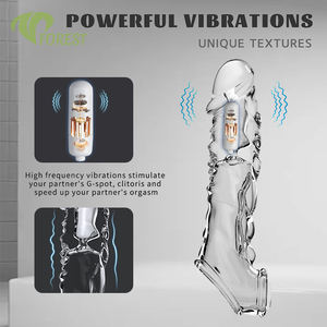 Anello Vibrante per Uomo, Estensore del Pene in TPE Ecologico, Morbido, Riutilizzabile, Preservativo Lavabile in Cristallo per Uomini - Product Image 2