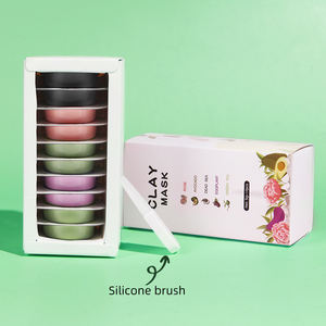 Label Pribadi Pembersih Organik Pelembab Teh Hijau Tanah Liat Masker Lumpur Wajah Kontrol Minyak Masker Tanah Liat Wajah Kapsul - Product Image 1