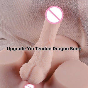 Poupée sexuelle transgenre avec torse élastique, gode et fesses, poupée sexuelle double, jouet sexuel masculin, dispositif masculin, communauté masculine - Product Image 3